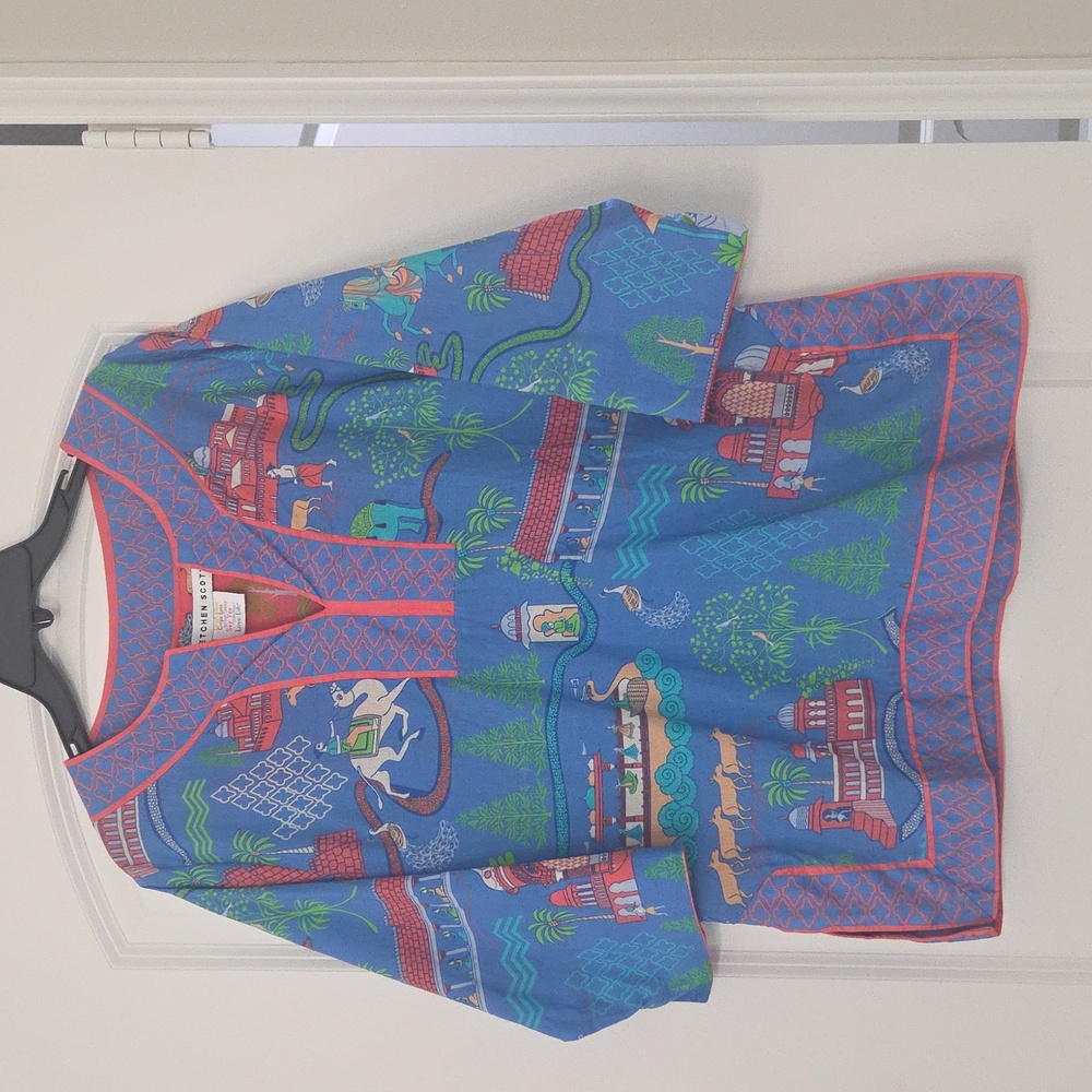 Beautiful Gretchen Scott Cotton Tunic Top In Great Condition!